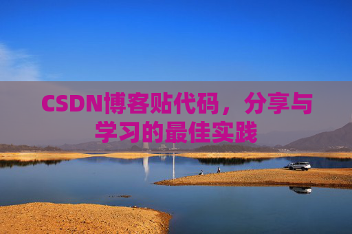 CSDN博客贴代码,分享与学习的最佳实践